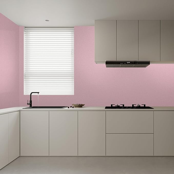 Peel and Stick Wallpaper Pink Silk Wall Paper - 15.7 x 200 Inch Self Adhesive Wallpaper Peel and Stick, Easy to Paste Wall Contact Paper for Stand Liner, Table and Door Makeover Decor