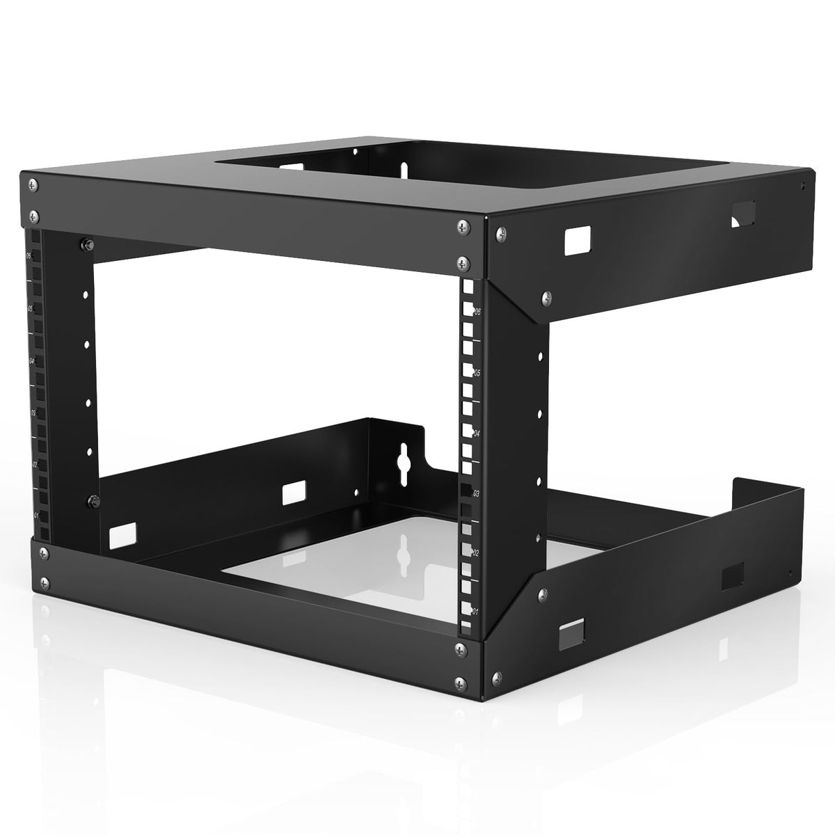 6U Wall Mount Open Frame 19 Inch Server Equipment Network Cabinet - Image 1