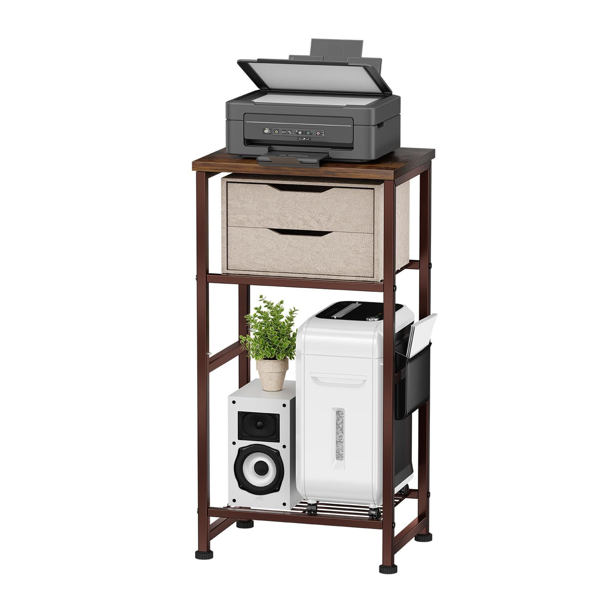 Sturdy Printer Stand with Storage, 3 Tier Printer Shelf - Image 1