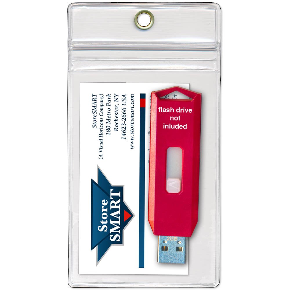 StoreSMART® USB Flash Drive/Memory Card & Business Card Holders - Image 1