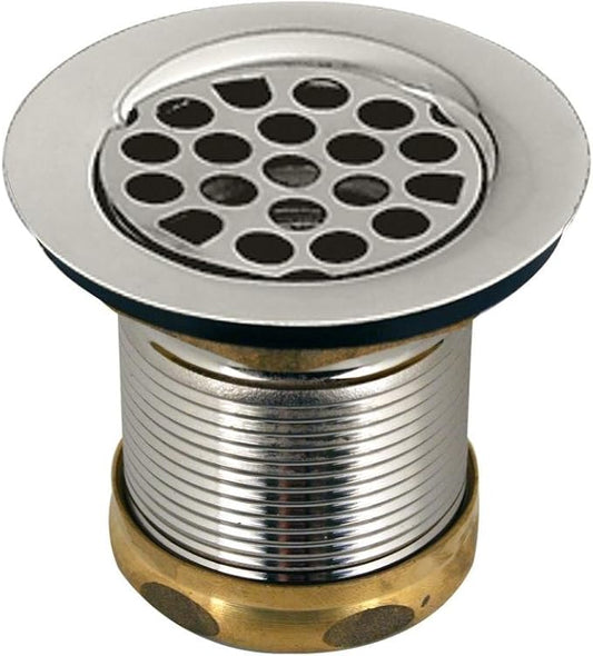 Westbrass Grid Basket Style Bar Sink Strainer, Polished Nickel, D2181-05
