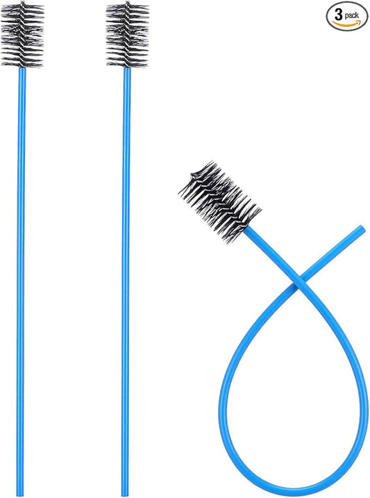 3 Pcs AC Drain Line Cleaner, Pipe Cleaners Condensate Pump Brush HVAC Condensate Drain Trap Clog Remover Filter Trap Flexible Long Pipe Unclog for Kitchen Sink Toilet Sewer Drains