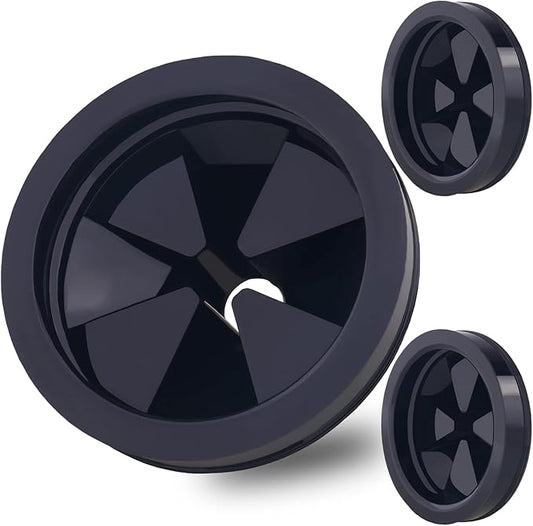 3 PCS Garbage Disposal Splash Guards Sink Baffle, 3 1/8 Inch Food Waste Disposer Accessories, Suitable for Waste King, Whirlaway and GE Models by fnovoy