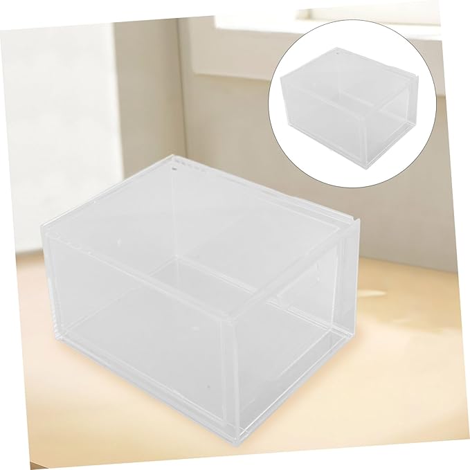 3pcs Stackable Plastic Drawer Organizer Bins Versatile Storage for Makeup and Home Office Use Large Capacity Design