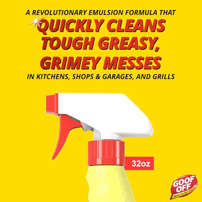 Power Degreaser – 32 oz | Heavy-Duty Kitchen & Oven Cleaner | Removes Grease, Oil & Grime from Stovetops, Countertops, Appliances & More