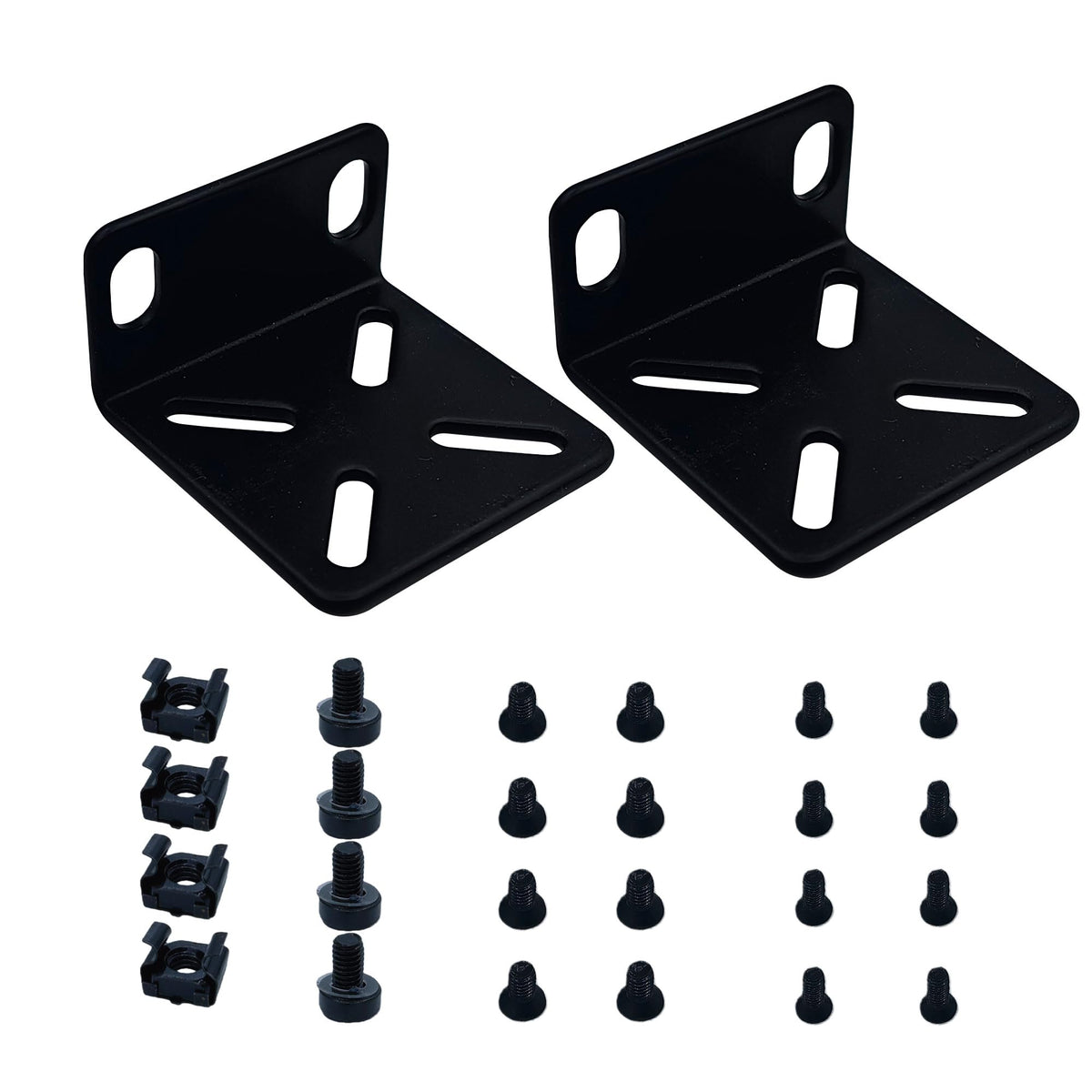 Rack Mount Kit for 17.3 inch Switches, Adjustable Rack Ears - Image 1