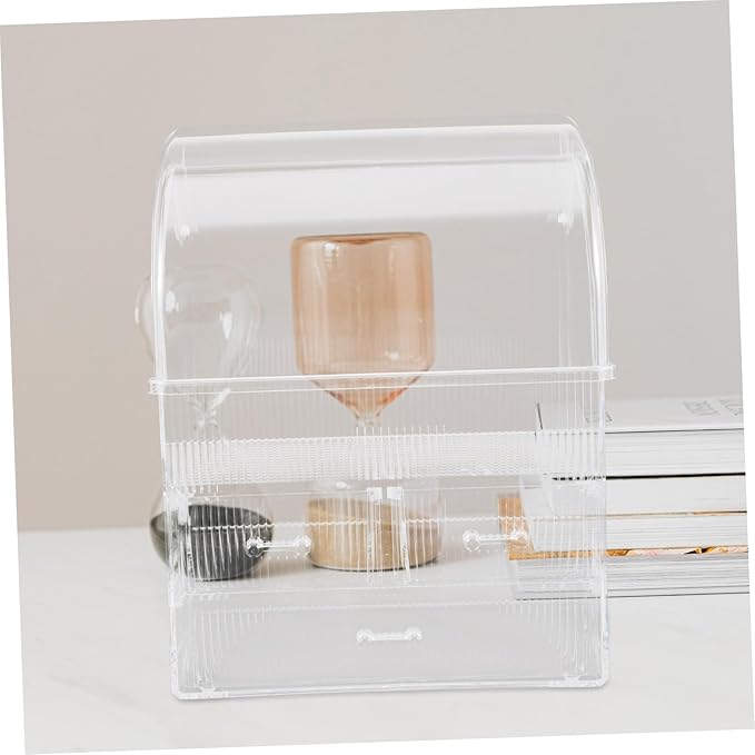 PartyKindom Cosmetic Organizer Drawers Box Desktop Cosmetic Organizer Makeup Desk Large Capacity Storage Bin