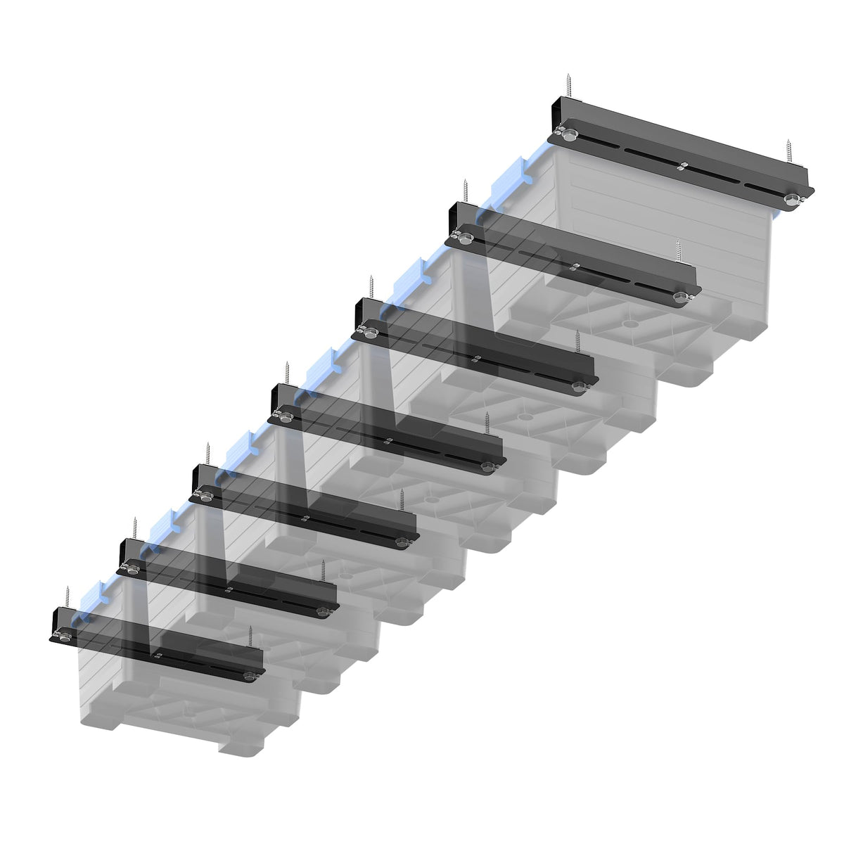 Ceiling Storage Rack, Heavy Duty Overhead Storage Rack - Image 1