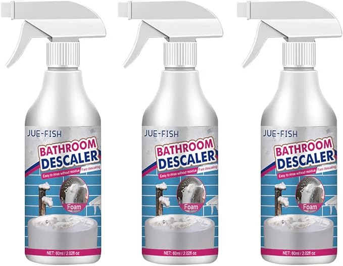 Stubborn Stains Cleaner - Advanced Foam Cleaner for Bathroom and Kitchen Surfaces, Removes Tough Stains Without Scrubbing, Safe for Tiles, Toilets, and Glass (3)