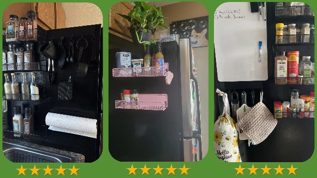 Magnetic Spice Rack for Refrigerator, 6 Pack 100% Me - Image 8