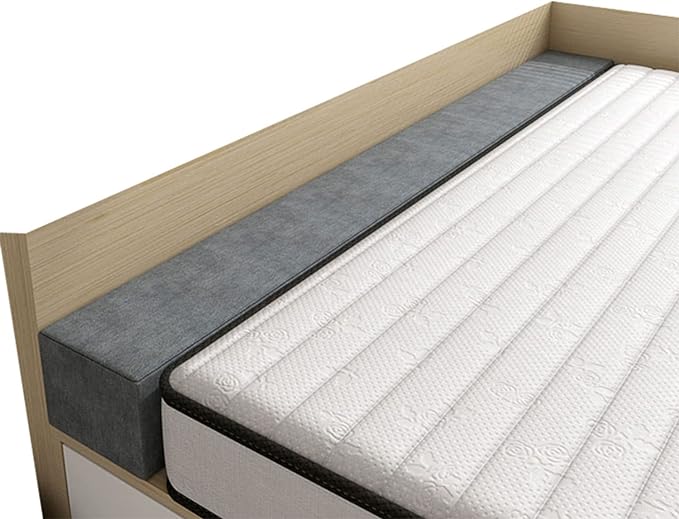 SAMTY Bed Gap Filler for headboard Space Gap Filler Bolster Pillow Stopper for Sofa Crack Filler Between Headboard and Mattress Extender Queen Size 59x8x8 Inch