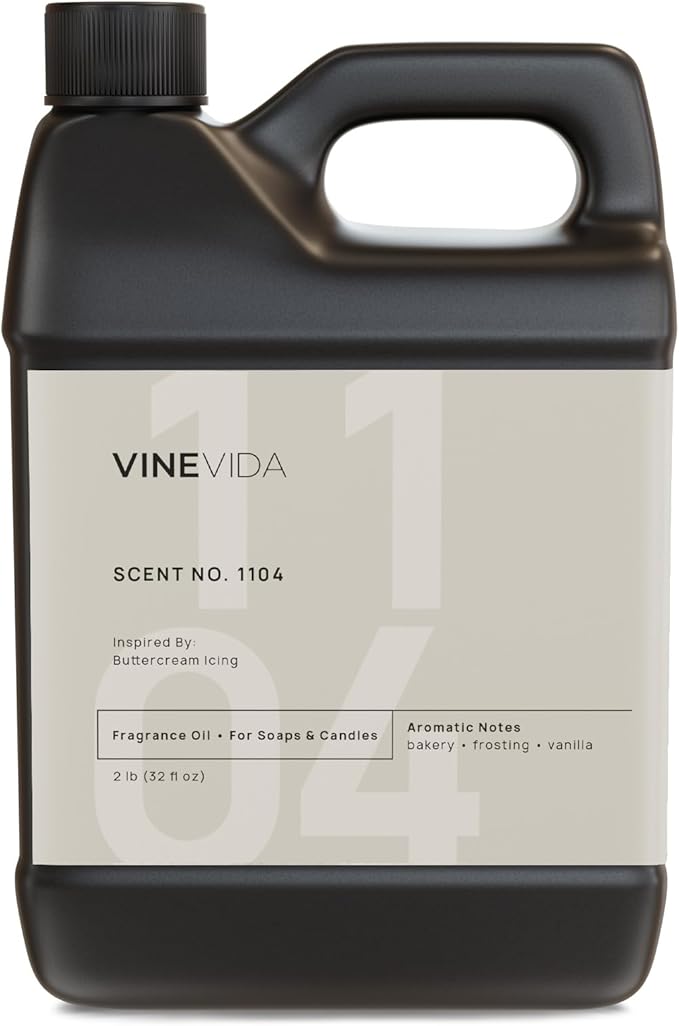 VINEVIDA [32oz] Buttercream Icing Fragrance Oil for Candle Making and Soap Making - Premium Candle Scents for Soy Candles