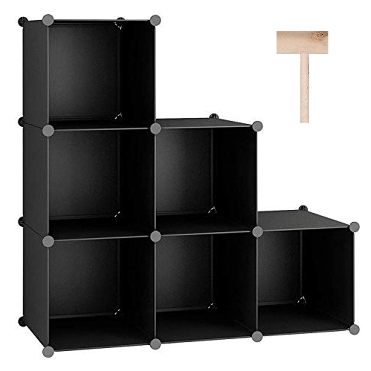 C&AHOME 6-Cube Storage Organizer Cube Shelf Closet Storage - Image 1