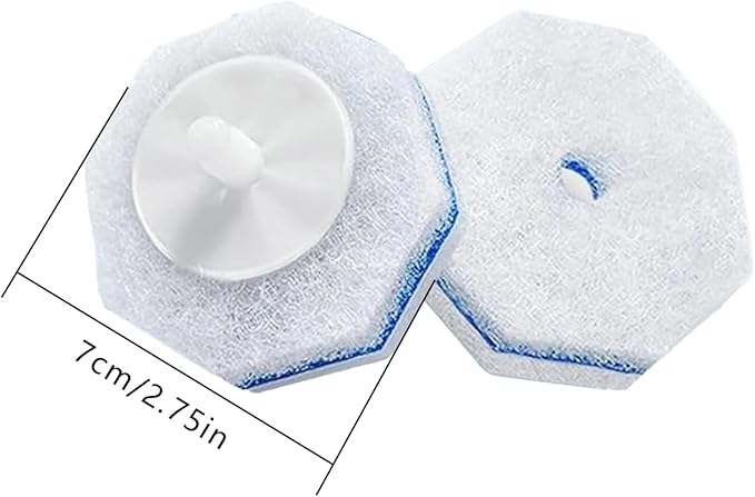 50 Count Disposable Toilet Brush,Toilet Cleaner Refills,Replacement Heads for Toilet Cleaning System,Compatible with Most Toilet Brushes（not Included Brush Rod）