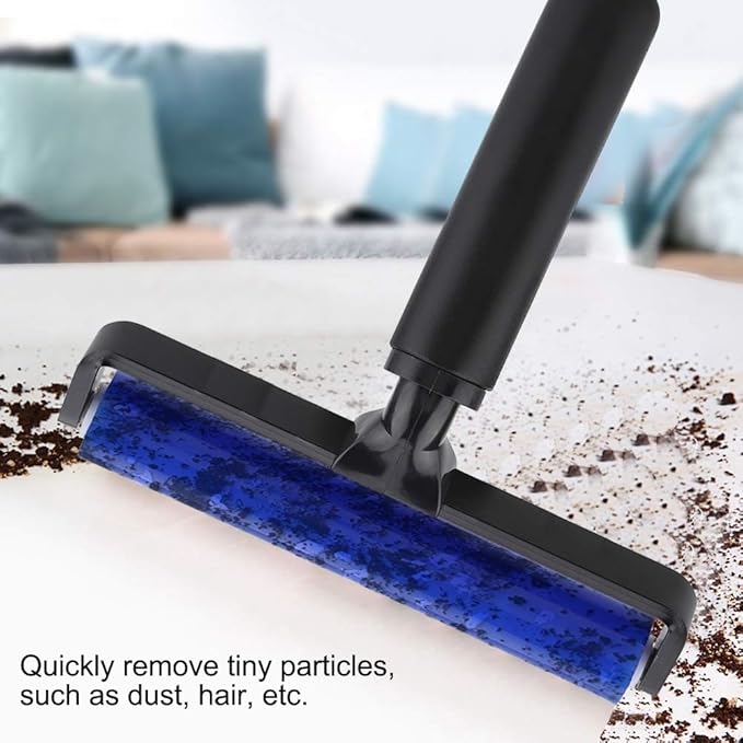 Silicone Manual Roller Anti Static Cleaner Tool, Under The Action of Static Electricity, Small Impurities Will be Adsorbed on The Drum