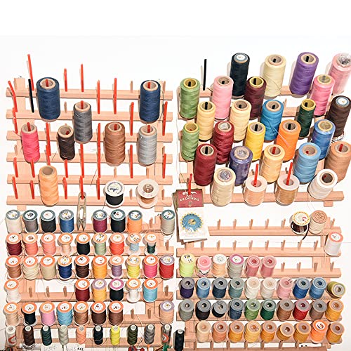 NW 60-Spools Wooden Thread Holder Sewing and Embroidery - Image 5