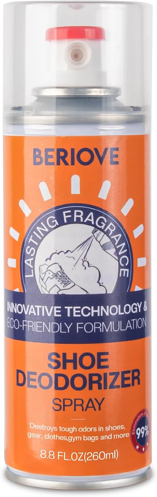 Foot Shoe Odor Spray, Eliminator Shoe Deodorizer Spray Smell Eaters for Feet, Sneaker, Boot-Natural Remover Deodorant Sports
