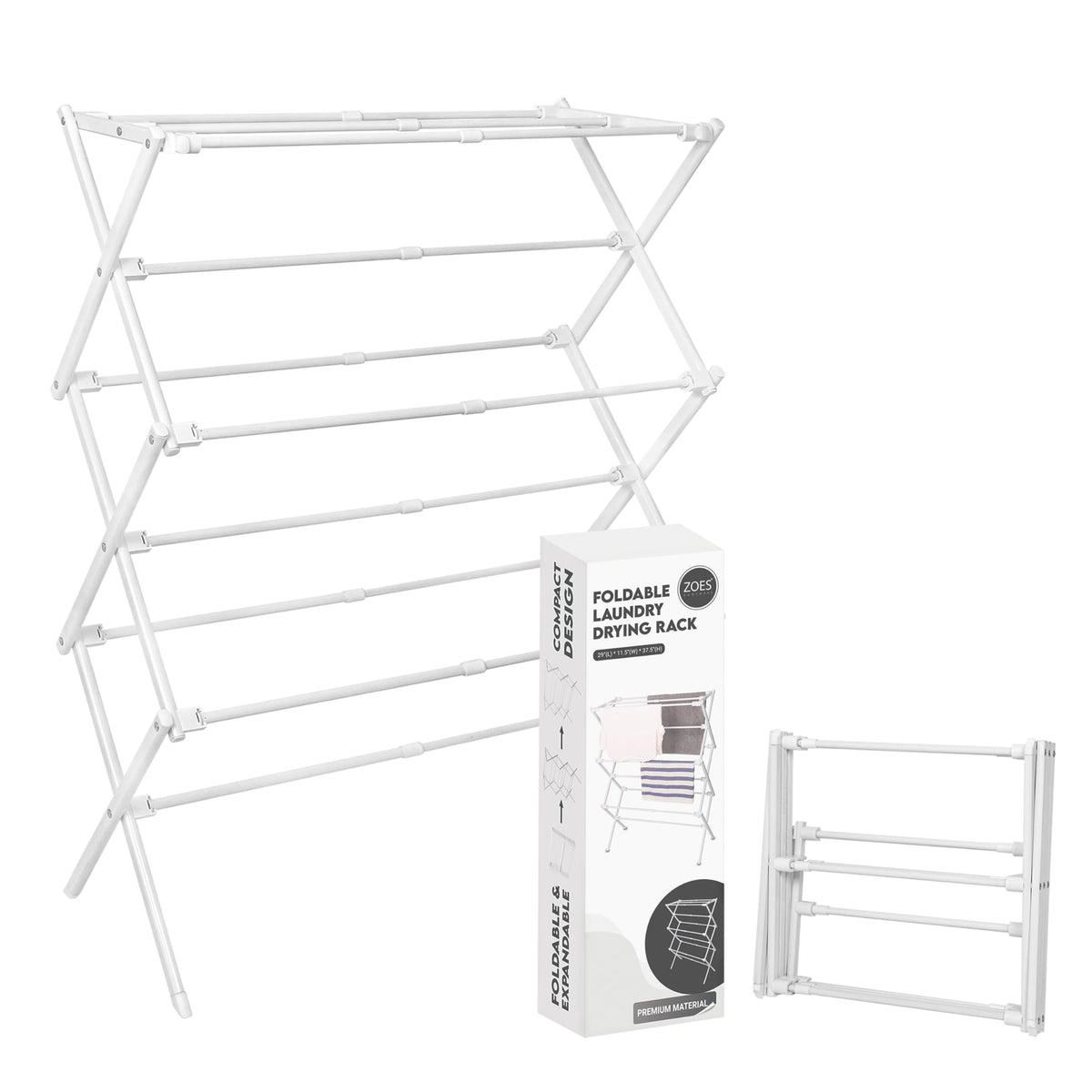 ZOES HOMEWARE 2026 Enhanced Clothes Drying Rack | | Laundry & Clothing - Image 1