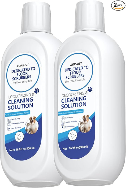 Floor Cleaning Solution, Pet-Friendly Deep Deodorizer, Compatible with Tineco and Robot Vacuum Mops, Deep Cleans Low-Foam Delivers Clog Free