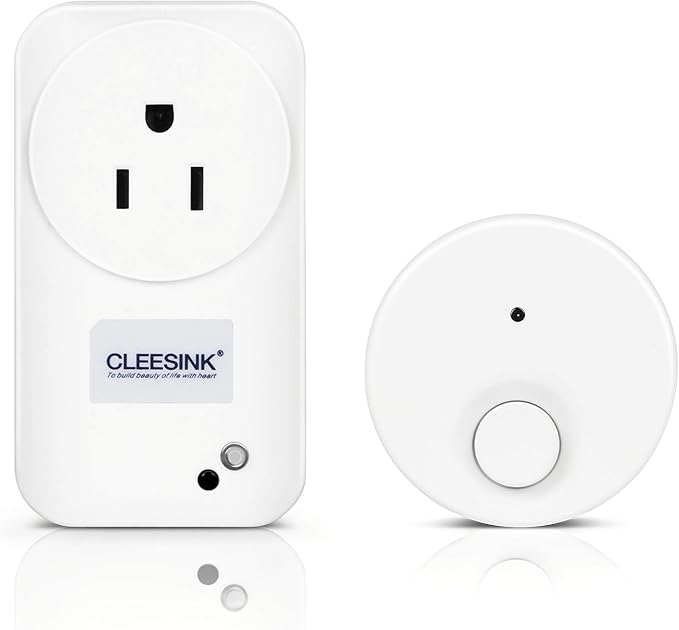 Garbage Disposal Wireless Switch Kit, Self-Powered Portable Remote Control Outlet On Off by CLEESINK