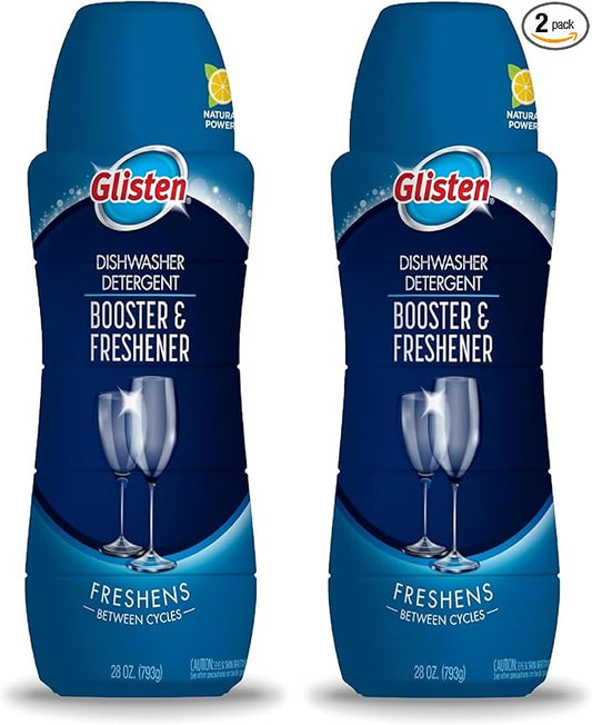Glisten Dishwasher Detergent Booster and Freshener 2-Pack