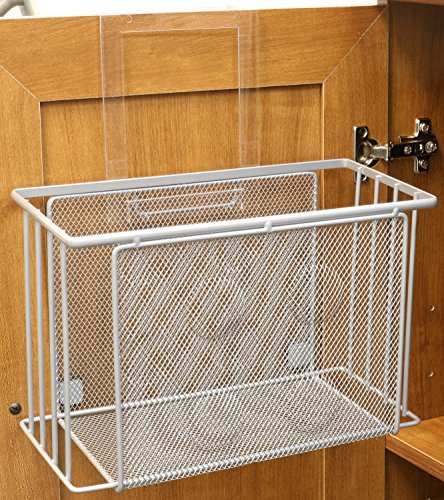 Deco Brothers Over Cabinet Door Organizer, Silver - Image 5