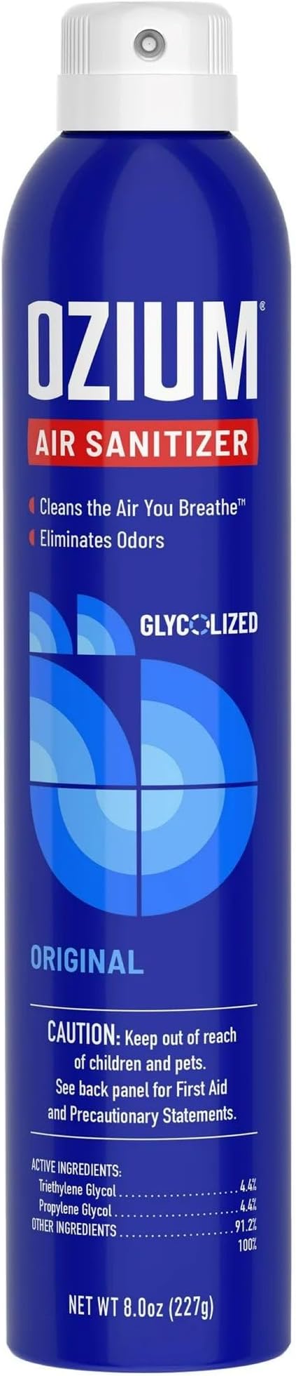 Ozium 8 Oz. Air Sanitizer & Odor Eliminator for Homes, Cars, Offices and More, Original Scent, Pack of 1