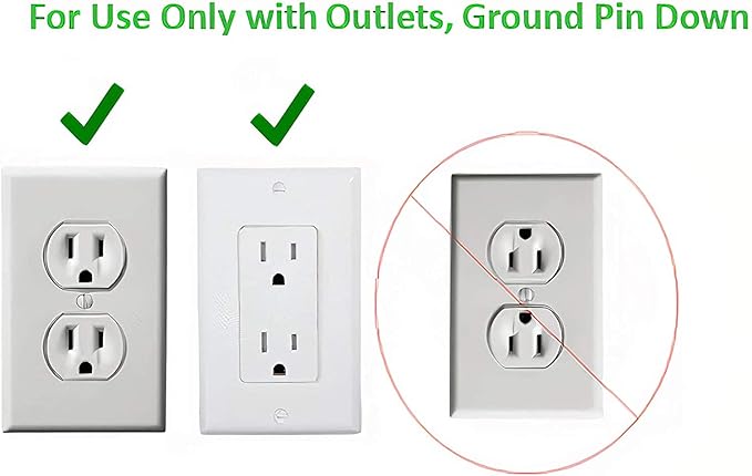 Sleek Socket Original & Patented Pet Proofing Outlet & Plug Concealer with Protective Cord Clips, 8-Foot Flat Extension Cord with Multiple Outlets, Safeguard from Chewing Dangerous Cords