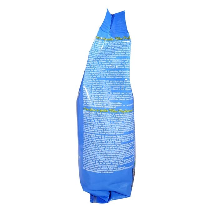 Waxness Film Hard Wax Beads Blue Professional 1.1 lb (500 g) – Stripless Hard Wax Sample Size – Made in Italy