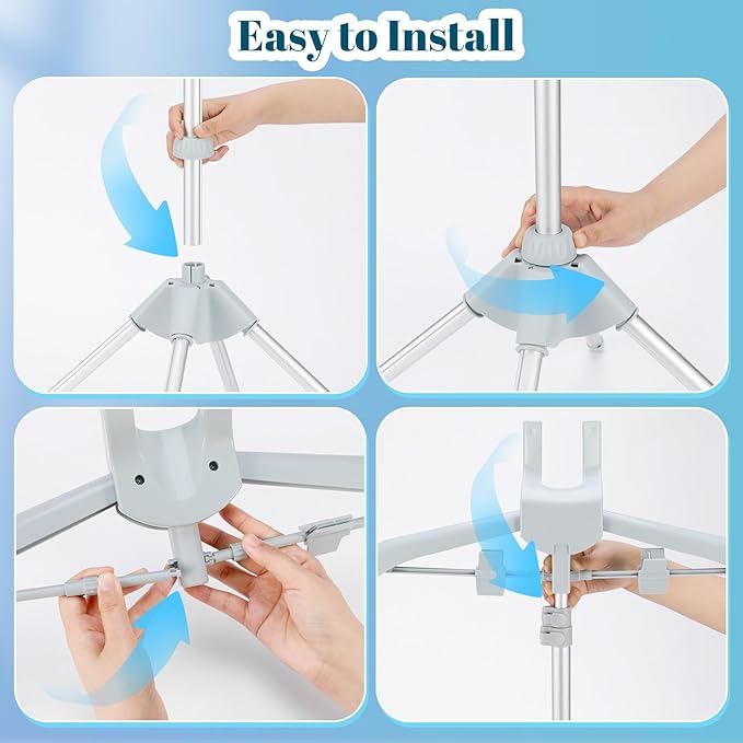 CINPIUK Garment Steamer Rack & Garment Ironing Glove for Steaming Clothes, Adjustable StandingGarment Hanger Handled Mini Ironing Board, Hanging Steamer Ironing Accessories for Clothes, Grey