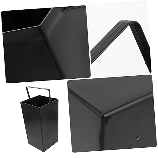 GLEAVI Square Utility Bucket with Handle Heavy Duty Trash Can Inner Bucket for Kitchen Bathroom Garden and Hotel Use Versatile for Indoor and Outdoor Applications