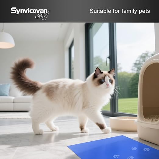 24" x 36" Blue Sticky Mat Tacky Pads Adhesive Floor Mat (5 Packs,150 Sheets,30 Sheets/Pack for Cleanroom Laboratory Hospital Construction Pets Home and Gymnasium