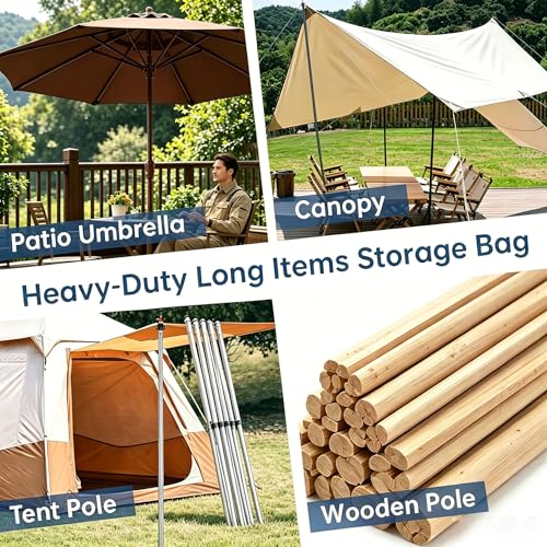 83 x 16 x 12 Inches, 260L Extra Long Camping Tent Storage Bag - Image 7