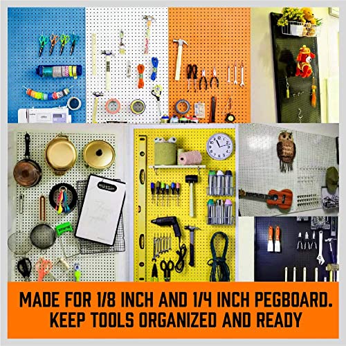 HORUSDY 150 PCS Pegboard Hooks Assortment Kit – 15 Types - Image 8