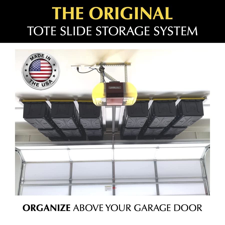E-Z Garage Storage Tote Slide PRO – Made in USA Ceiling Tote - Image 2