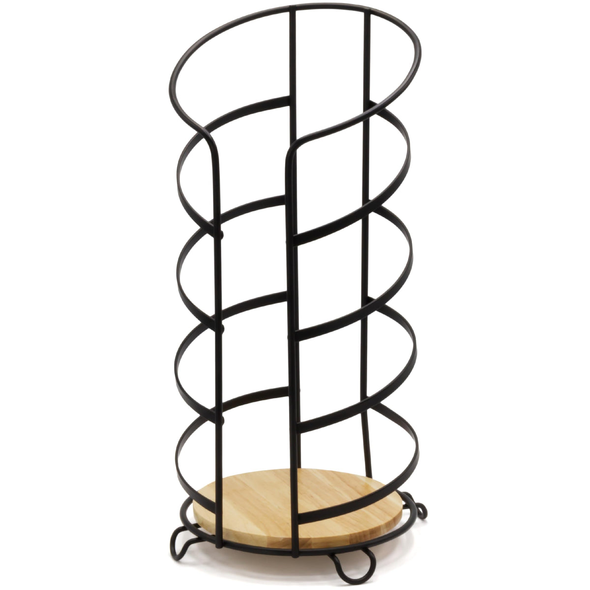BROOKSTONE, Toilet Paper Holder with Bamboo Base - Image 1