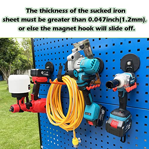 Uni-Mag Heavy Duty Magnetic Wave Hooks,Power Tool Organizer - Image 5