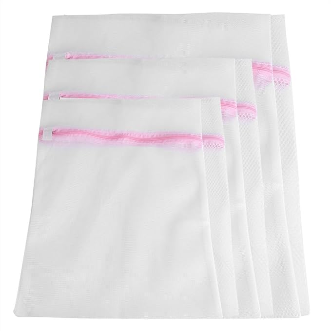 Zipped Lingerie Washing Bag Laundry Machine Mesh Clothes Socks Bra Underwear Bags Washing Machine Appliances for Home Use(Fine mesh30*40cm)
