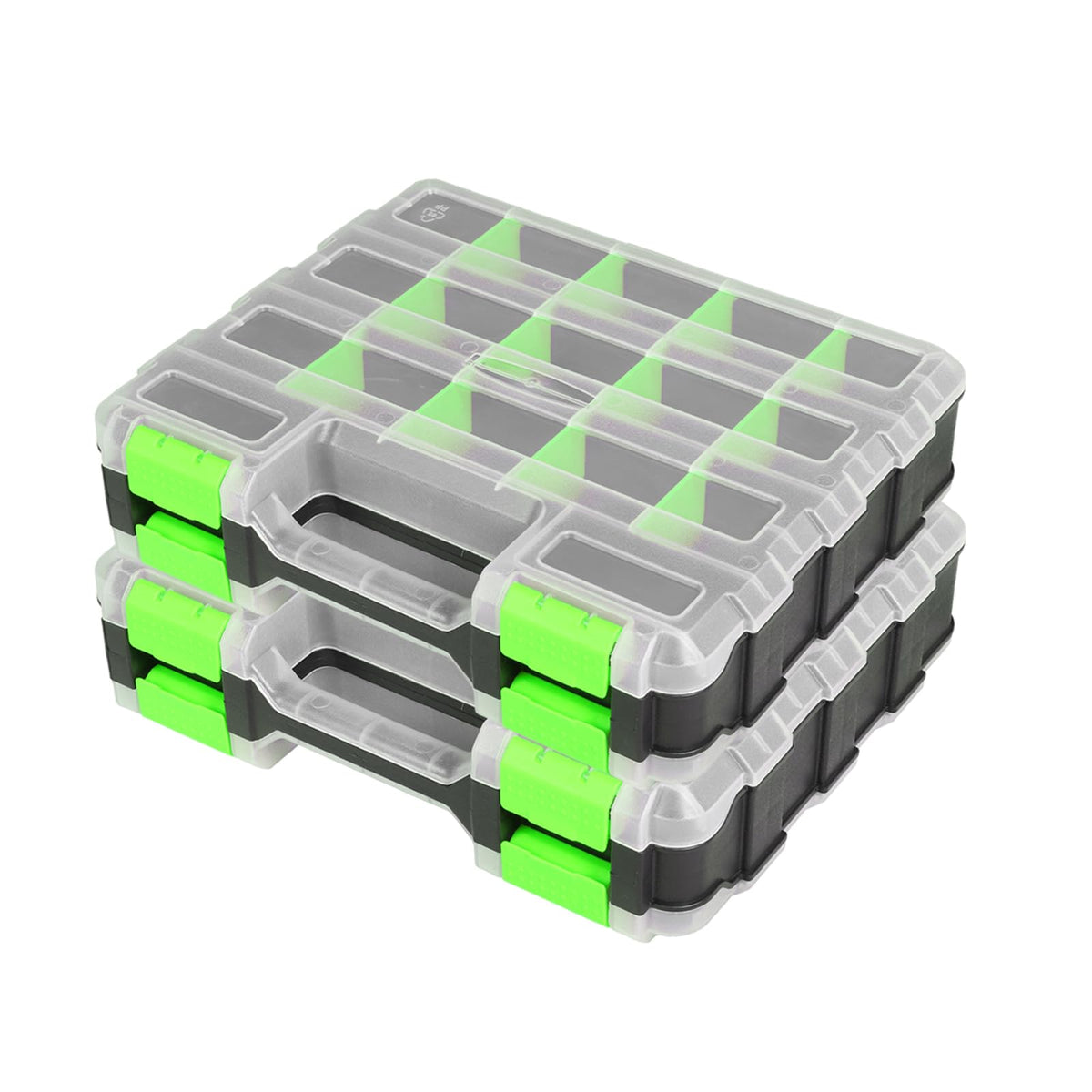 Jack Boss Tool Box with Transparent Lid, Double Side - Image 1