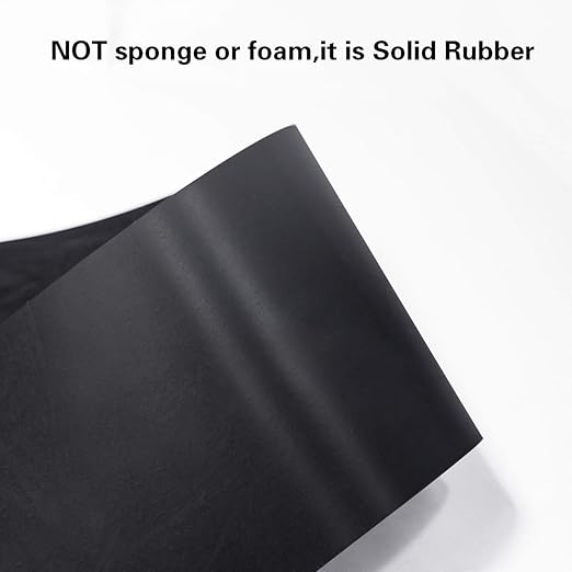 TORRAMI Neoprene Rubber Sheet Roll 1/8 (.125) Inch Thick x 18 Inch Wide x 10 Feet for DIY Gaskets, Pads, Seals, Crafts, Flooring,Cushioning of Anti-Vibration, Anti-Slip