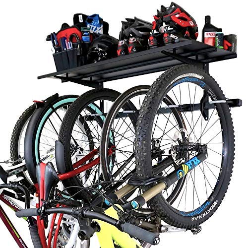 StoreYourBoard Bike Storage Rack with Shelf – Heavy Duty Garage - Image 2