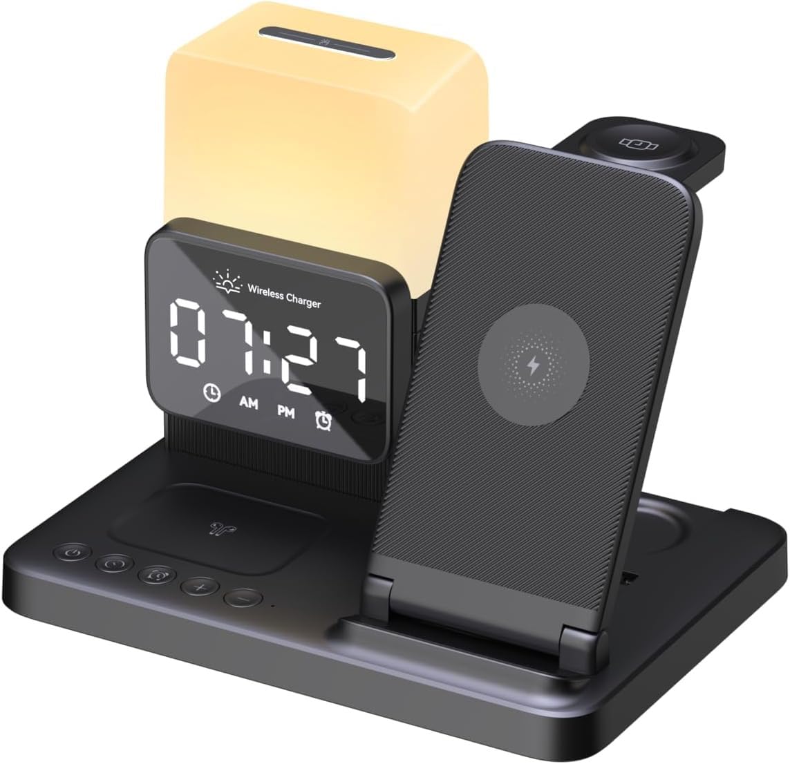 M.A.D LAB Alarm Clock Charging Station with Night Li | All Products - Image 1