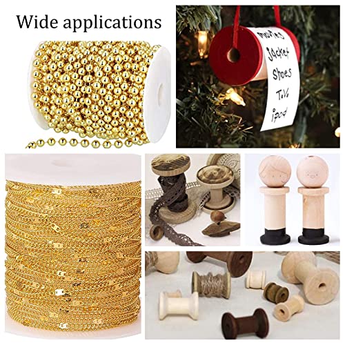 PH PandaHall 20pcs Ribbon Spools Removable Empty Cord - Image 8