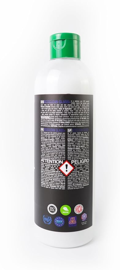 IGL Ecoclean Glass + Water Spot Eraser (500ml) – Streak-Free, Nano-Enhanced Glass Cleaner for Crystal Clear Visibility