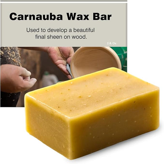 Carnauba Wax Paste - Paste Finish Wax - Buffing Compounds & Wax for Use Wood Buffing, High-Gloss Finish