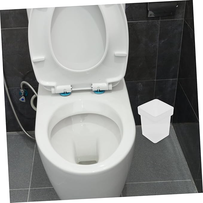 Healifty Toilet Bowl Brush Holder Ceramic Scrubber Cup for Easy Cleaning Compact Storage for Home Office Public Restrooms User Friendly Design for Efficient Space Utilization