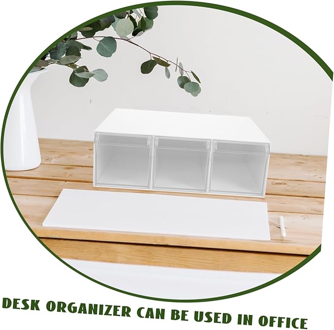 1set Storage Space Desktop Organizers Desk Drawer Organizer Makeup Box