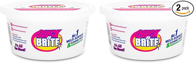 Quick 'n Brite all purpose cleaning paste 12oz 2-pack