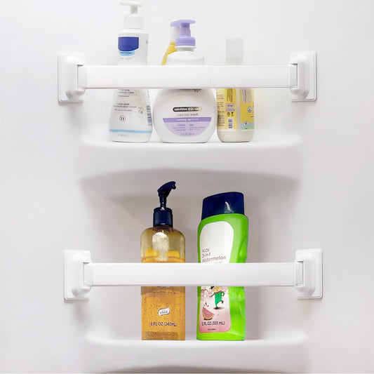 RV Shower Corner Storage Bar, Bathroom Shelf Caddy | Home Organization - Image 1