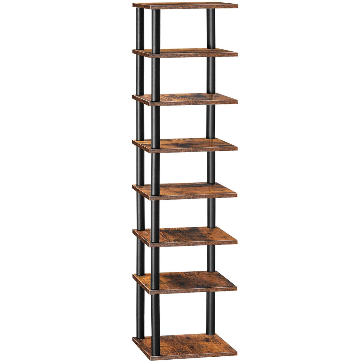 HOOBRO Vertical Shoe Rack, 8-Tier Narrow Shoe Shelf - Image 1